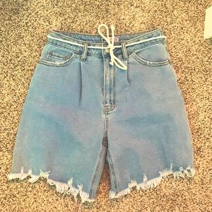 SO Denim Bermuda shorts: Size 3/26W, Color Light Blue
